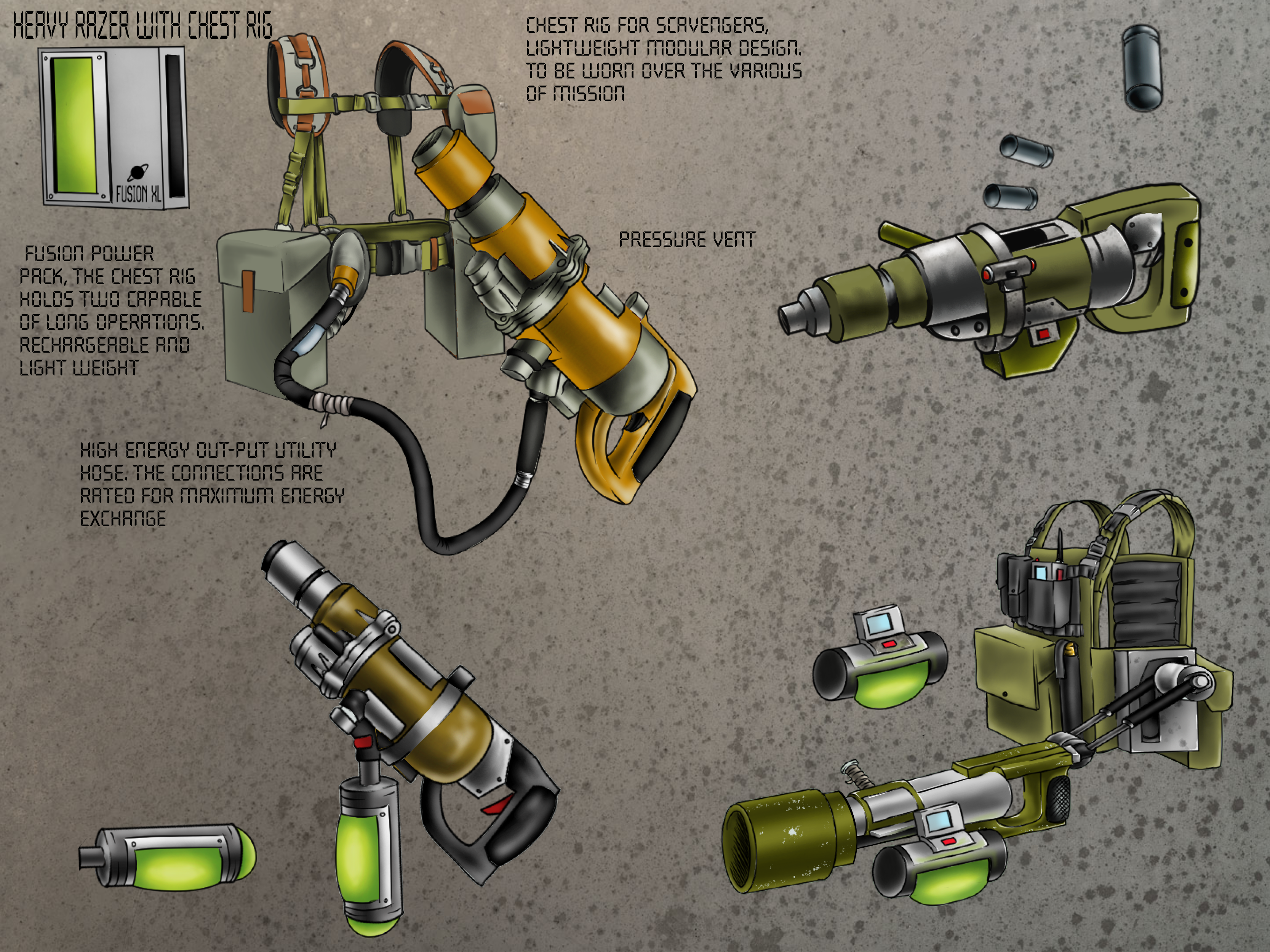 Dustline prop schematic color